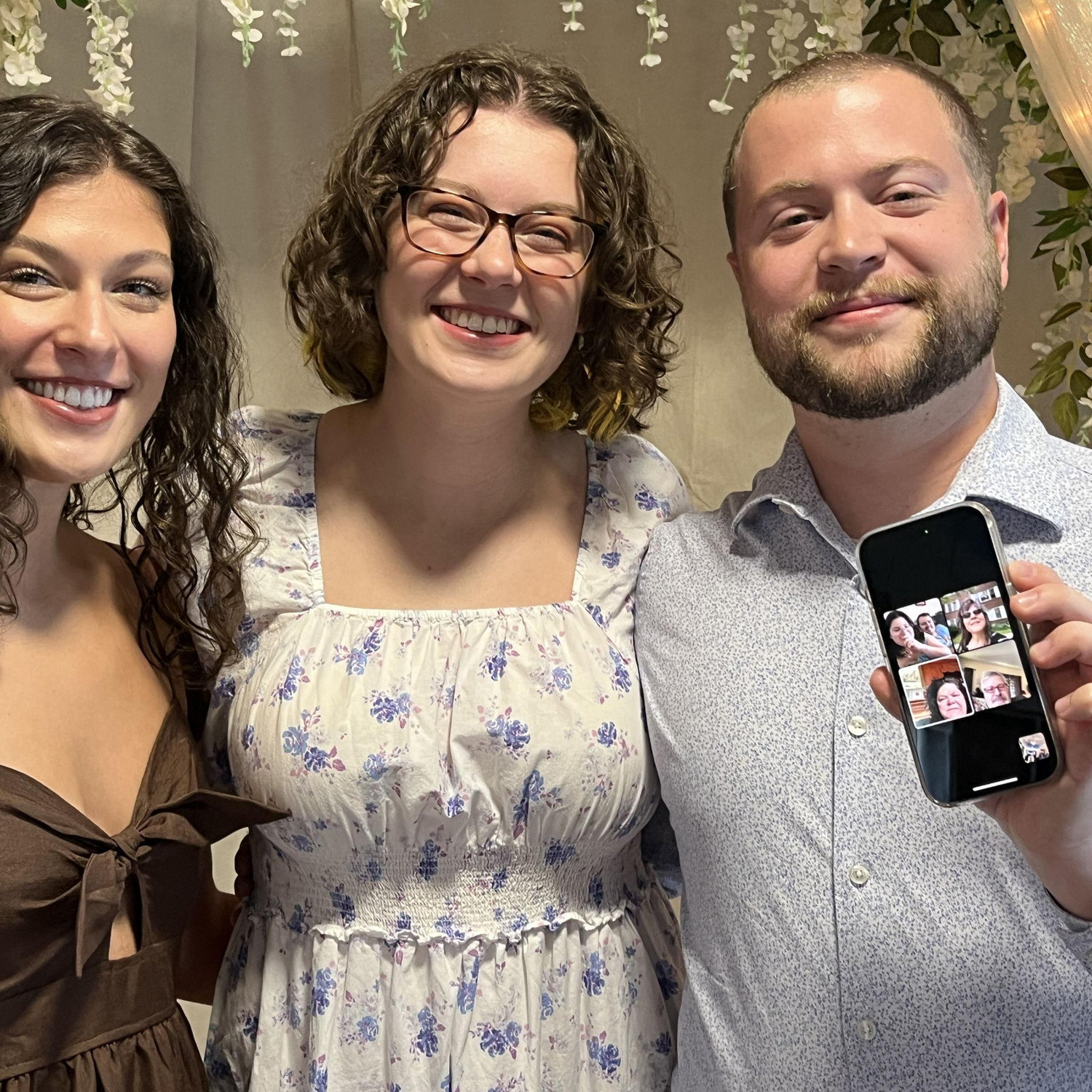 The day we eloped in Tucson! Ashley's sister was visiting and Nick's family called in :)