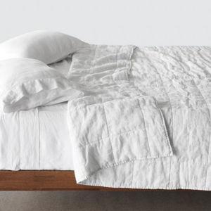 Stonewashed Linen Quilt- King-Made in Portugal