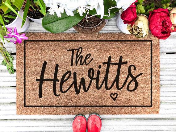 Personalized Doormat
