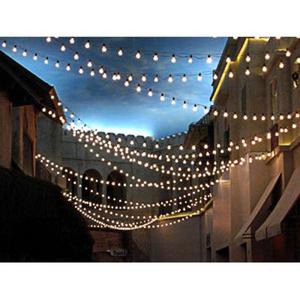 100 ft. - 48 Sockets - 24 in. Spacing - Patio Light Stringer
