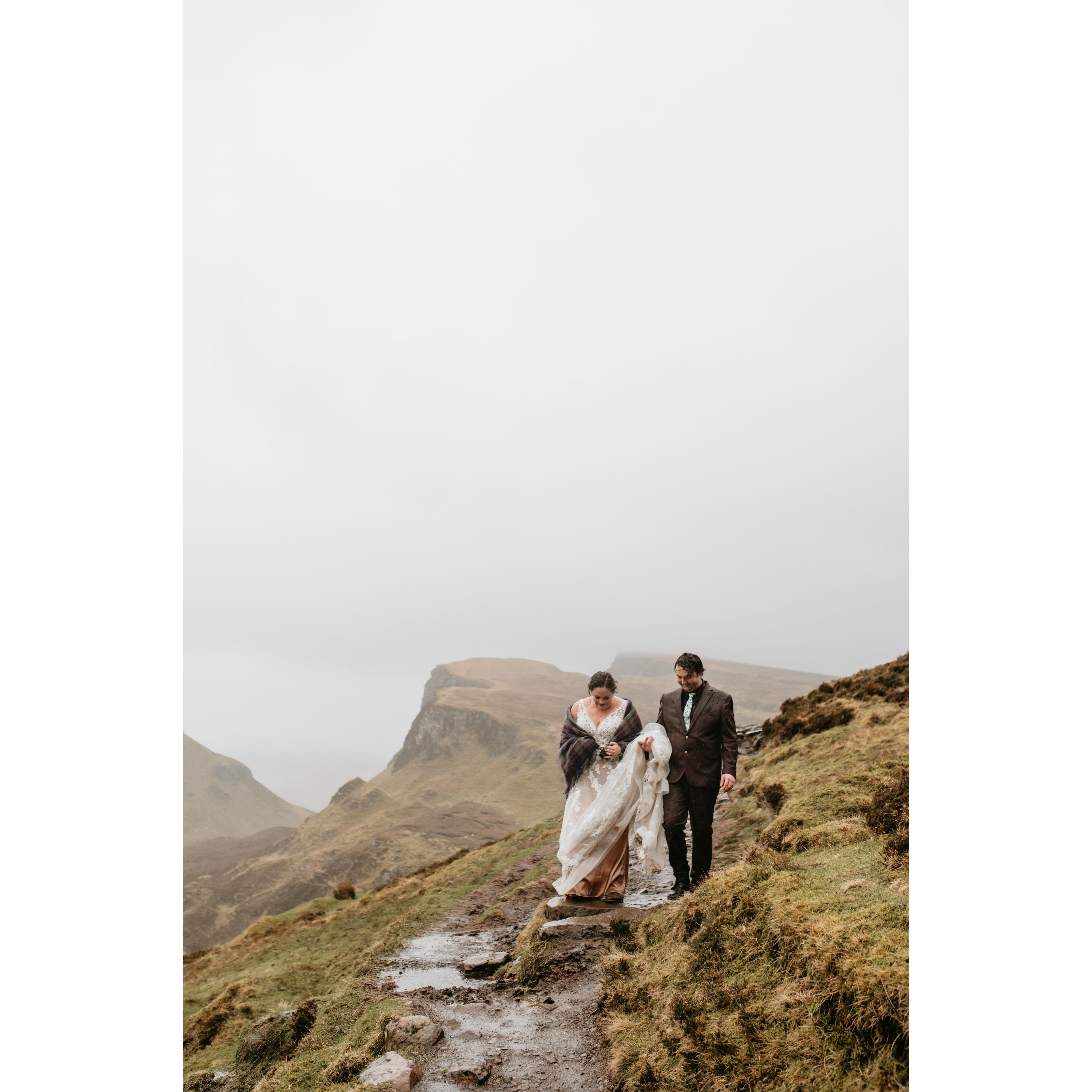 What you can't see in our adventure pictures is our photographer's husband, who was truly the star of the day! Between locations/shots he would sprint back/forth with jackets so we could warm up!