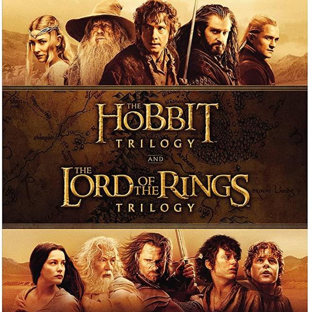 The Hobbit Trilogy and The Lord of the Rings Trilogy [Blu-ray]