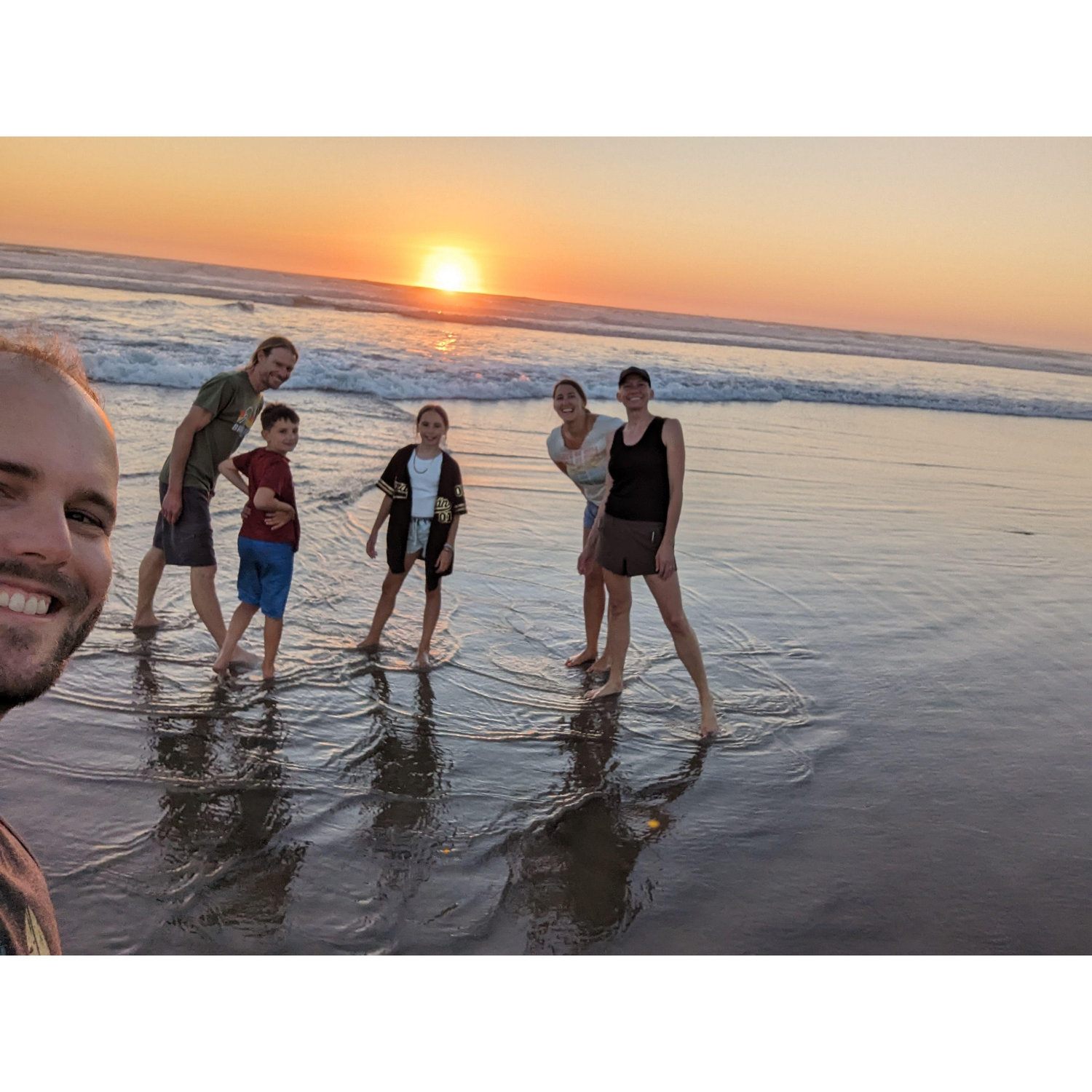 Family beach trip