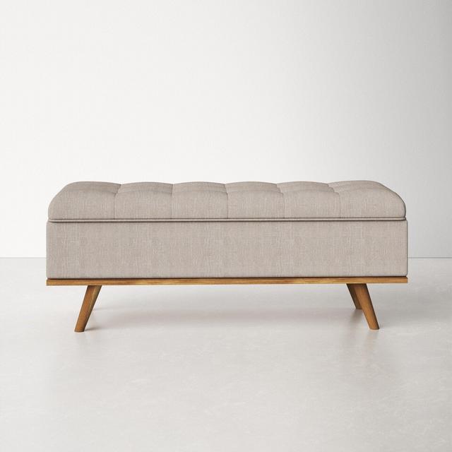 Davina Upholstered Flip Top Storage Bench