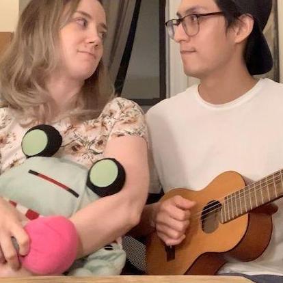 Making an engagement video for Erika and Adam