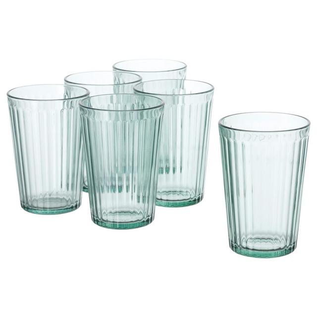 KALLNA Glass, green, 10 ozShow measurements specifications
