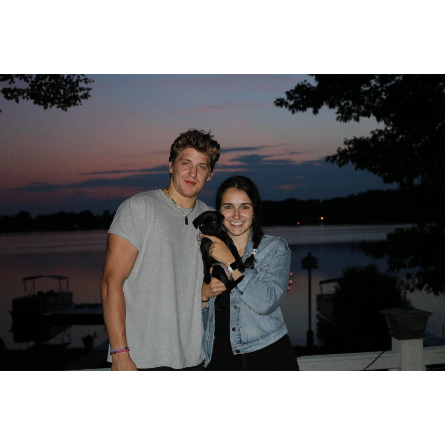 Every summer since they've been together, Michael has come to South Haven, MI with Halie's family.