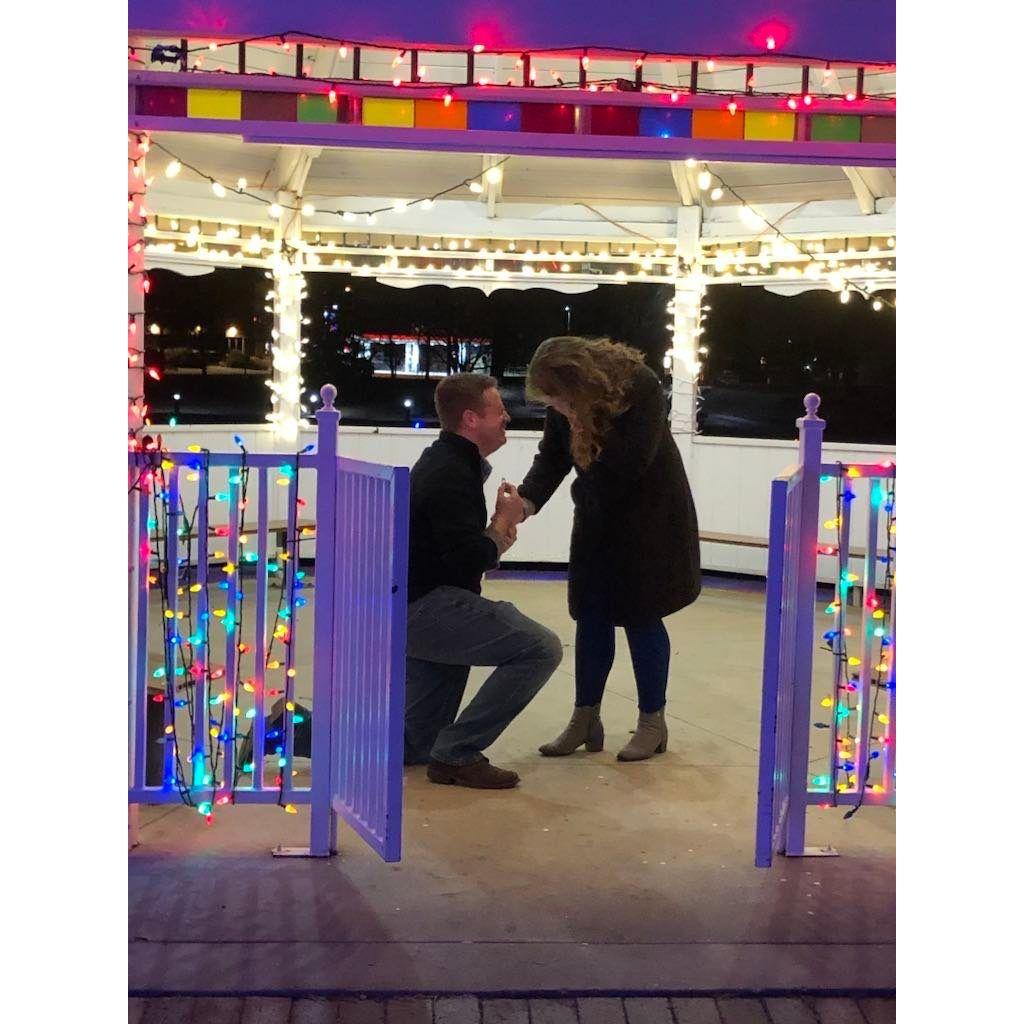 Trevor popped the question! 1/1/23