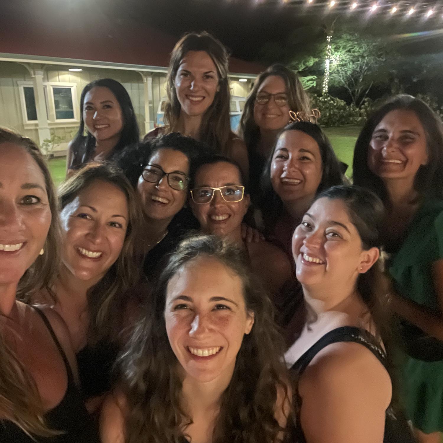 Katie's bachelorette with the cousins and friends!!