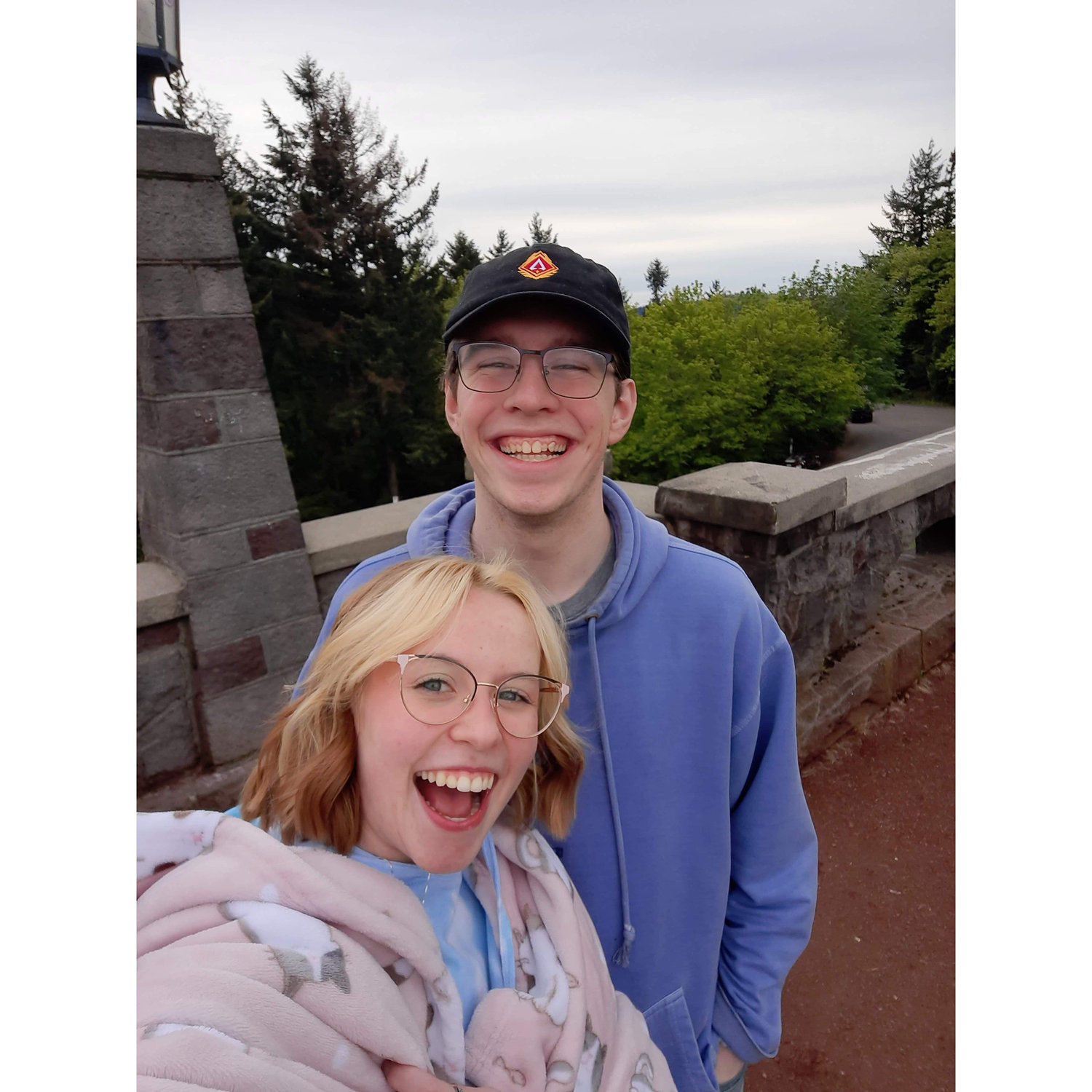 Our first date after long distance was over (Rocky Butte)