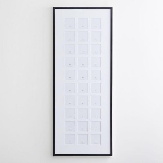 Wood Gallery 30-Opening Frame - Black