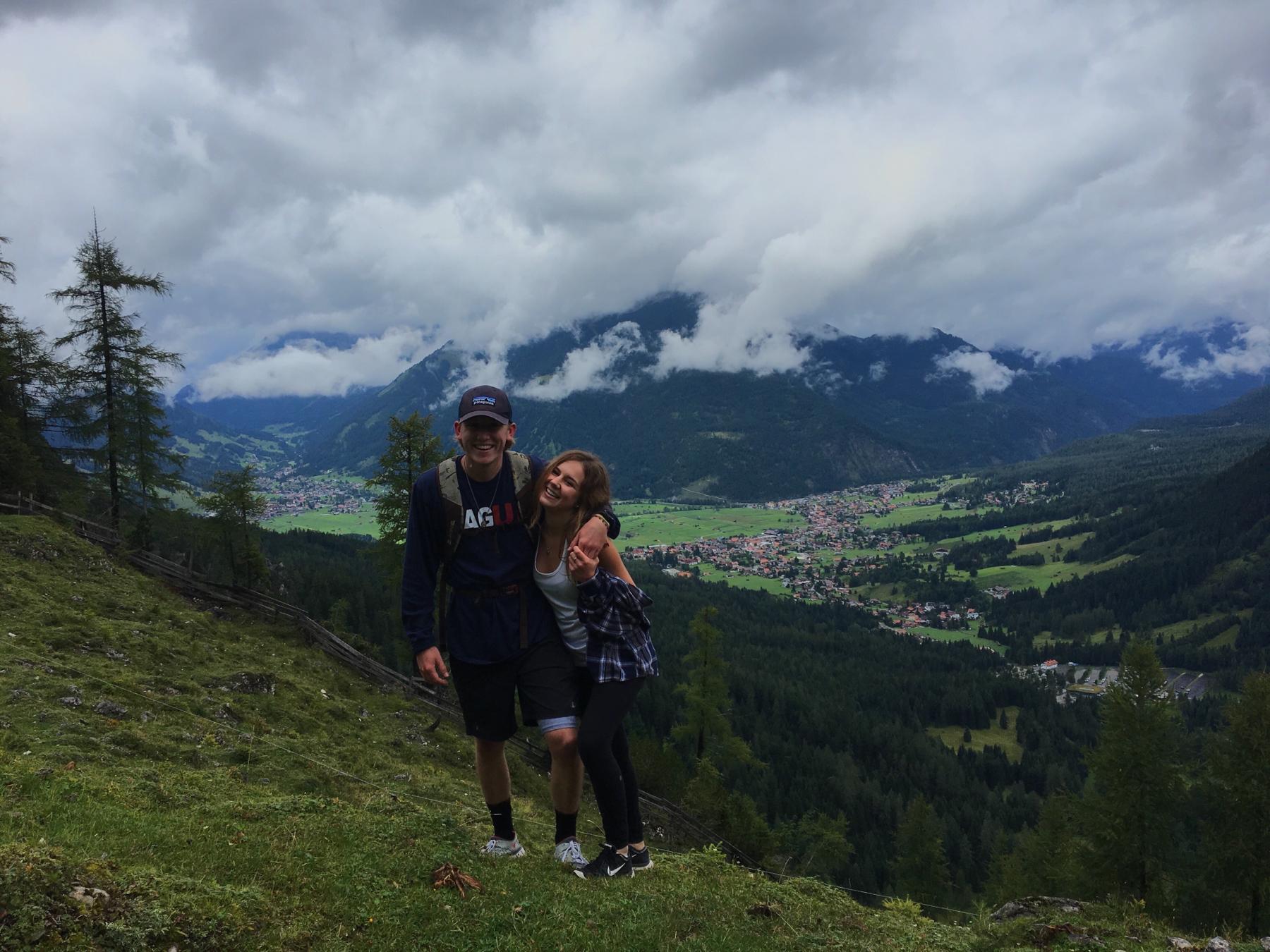 Hiking in Austria, summer 2017, when JT came to visit Brenna's family in Europe.