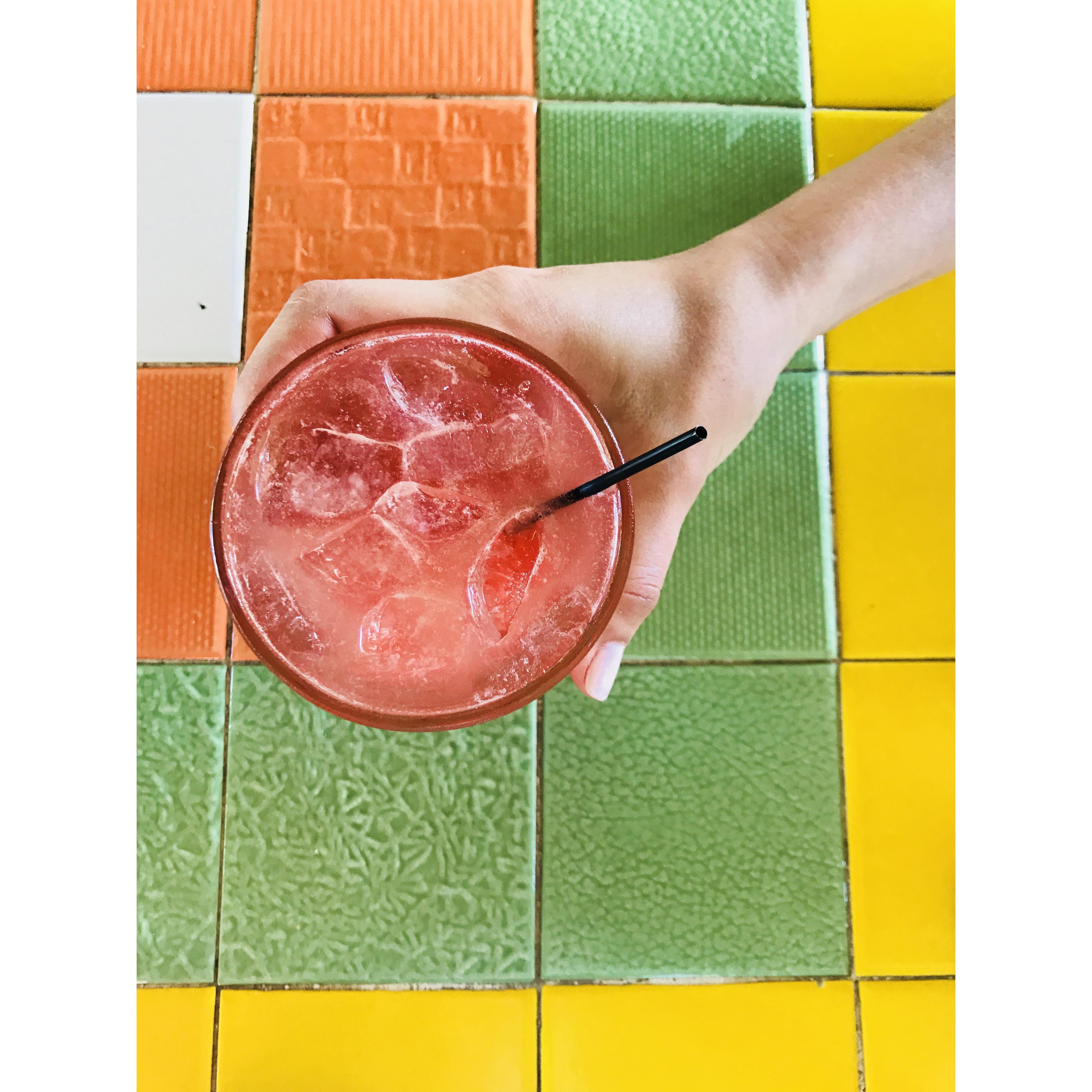 Rum punch in Jamaica