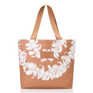 Plumeria Lei Day Tripper in Snow on Toffee | ALOHA Collection