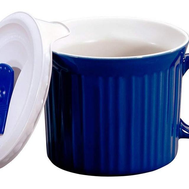 CorningWare 20-Ounce Meal Mug with Vented Lid (Blueberry)