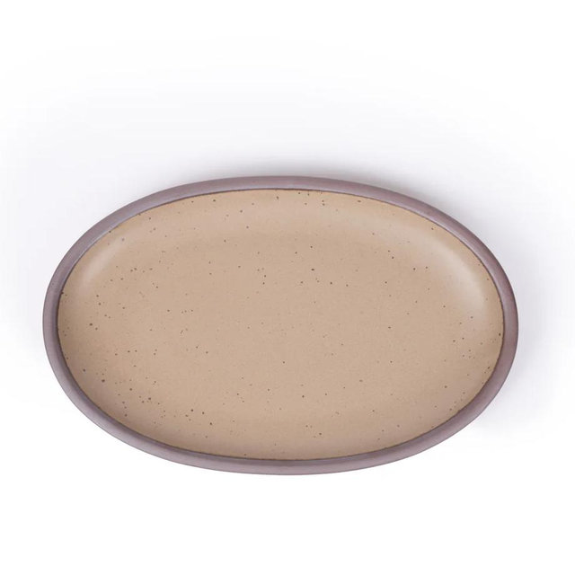 Oval Platter - Morel / Medium