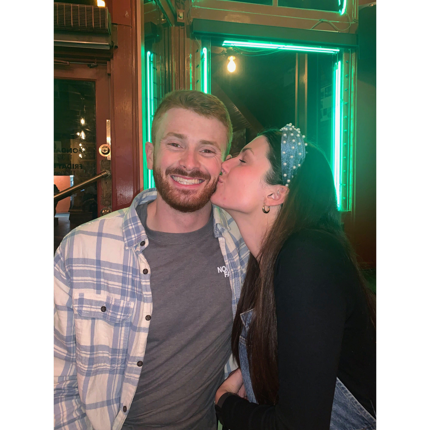 Our first Valentine's Day together at one of our favorite places in Terre Haute - The Copper Bar