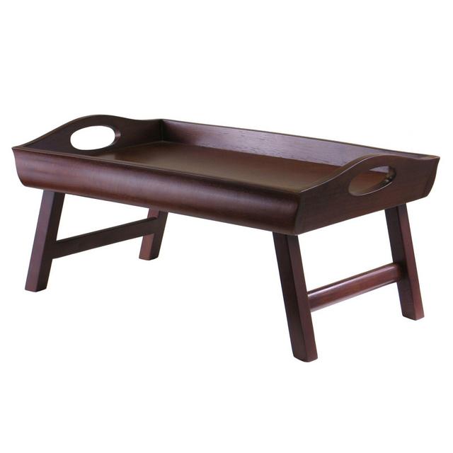 Sedona Bed Tray with Handles in Walnut