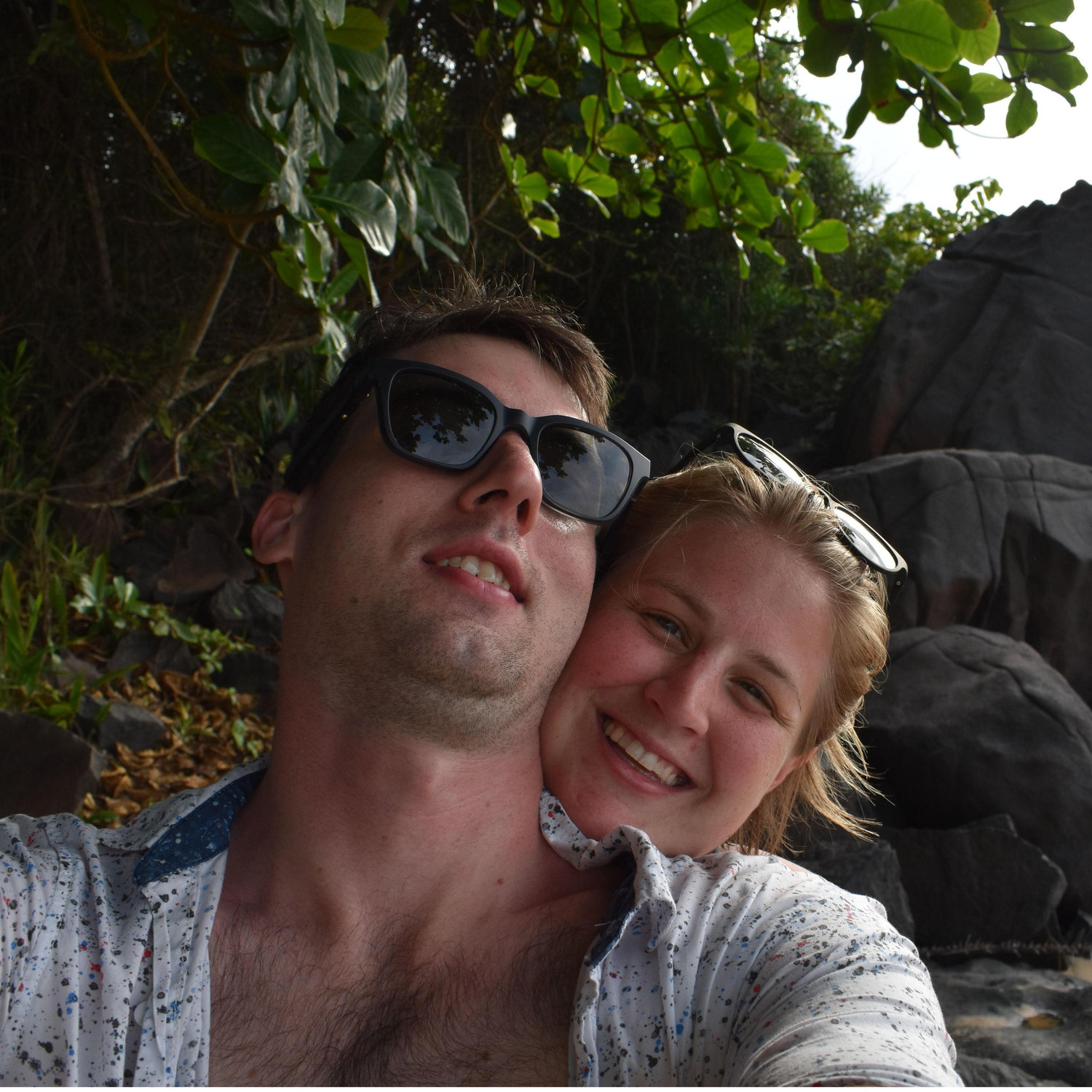 That moment when Taj gave Tess COVID-19 in Liberia.