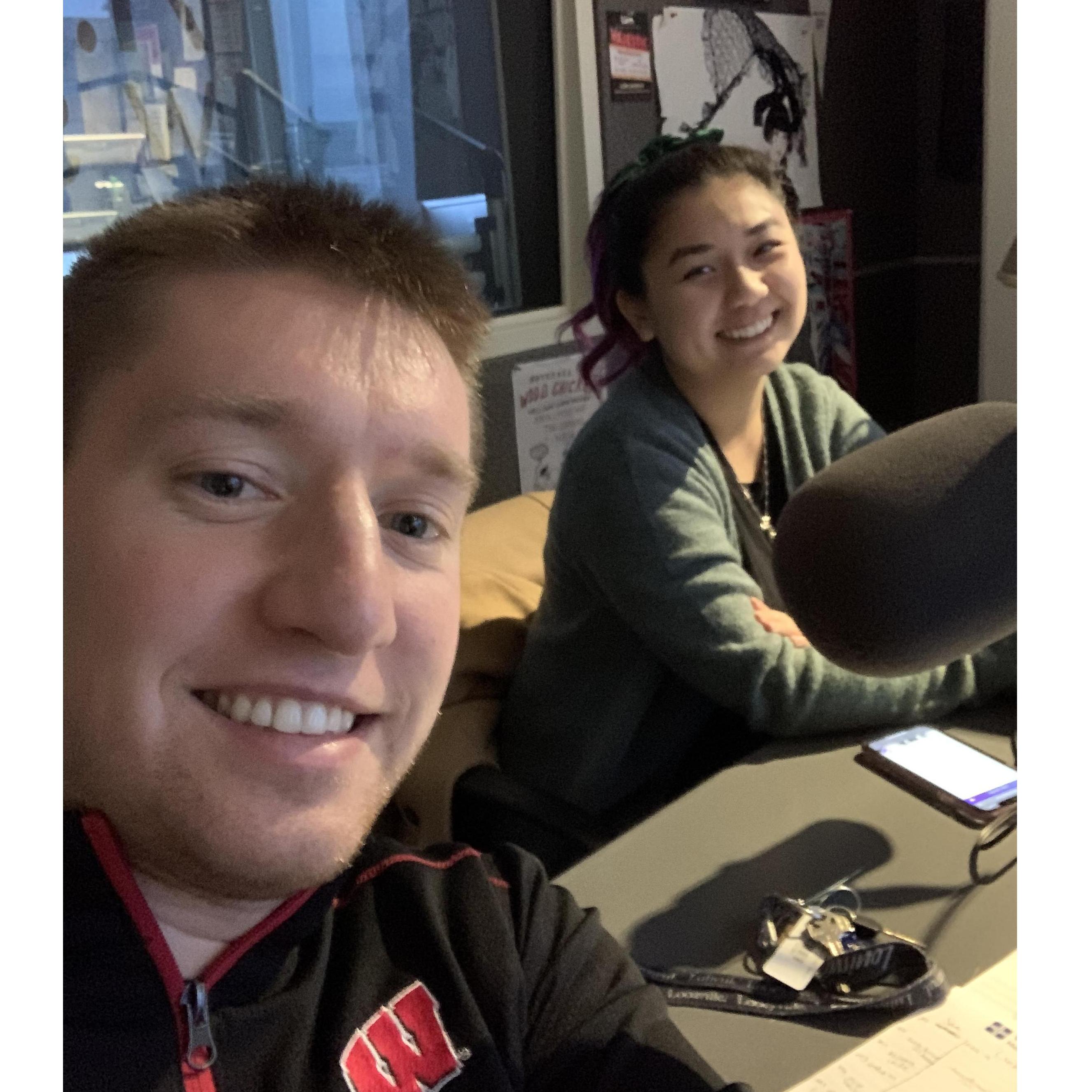 Guest appearance on "Don't Know Schmidt" radio show with Paul