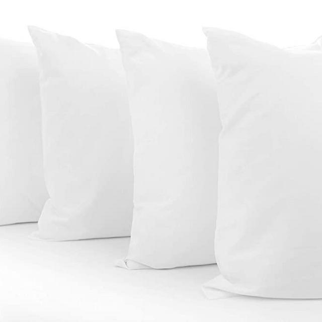 Comfort Beddings Standard Pillow Cases Set of 4 White 100% Organic Cotton 800 Thread Count Premium White Cotton Pillowcases, Standard Pillowcase Pillow Covers, 20 x 26 inch