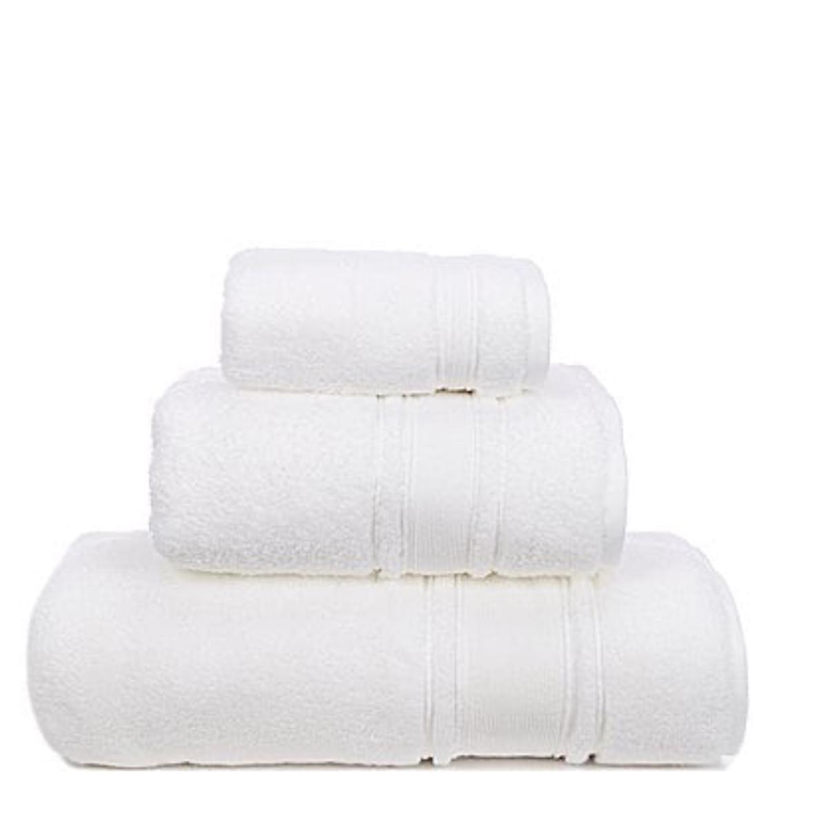 Luxury Hotel Resort Collection Zero Twist Bath Towels White