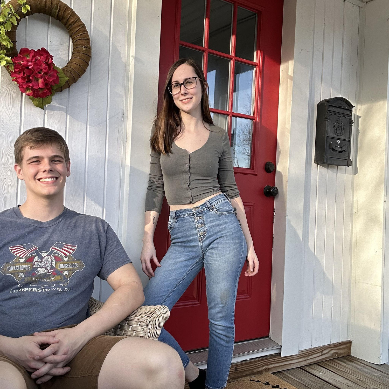 We rented a house together!