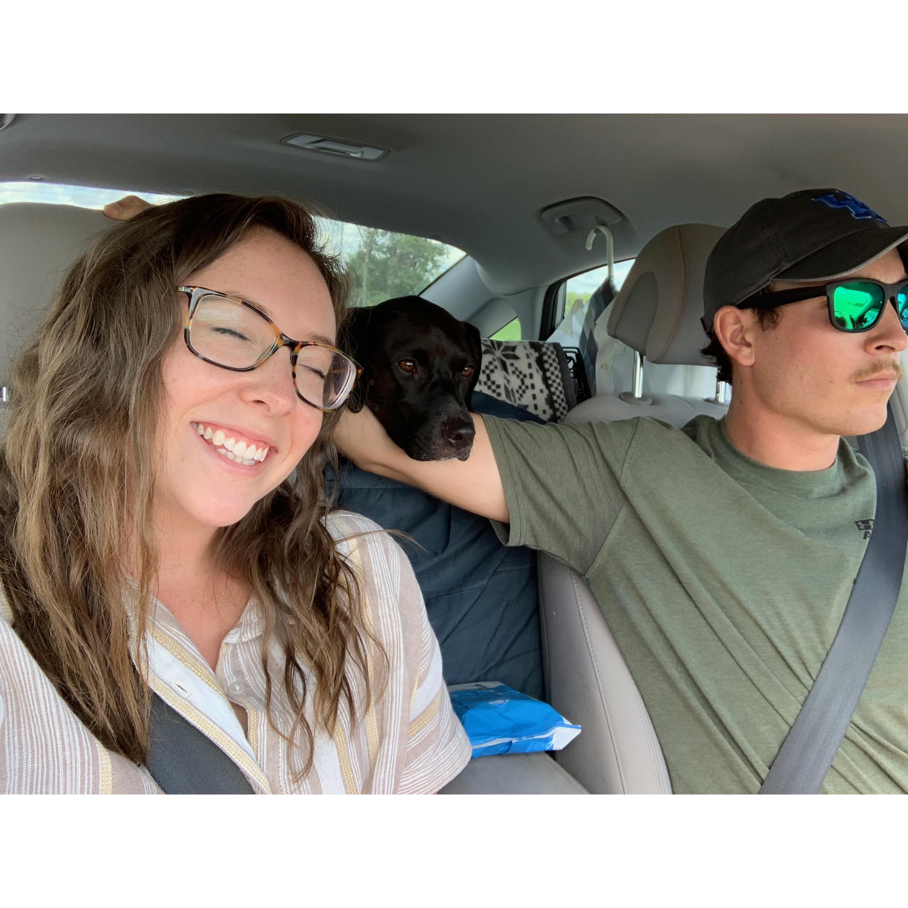 "On the road again".