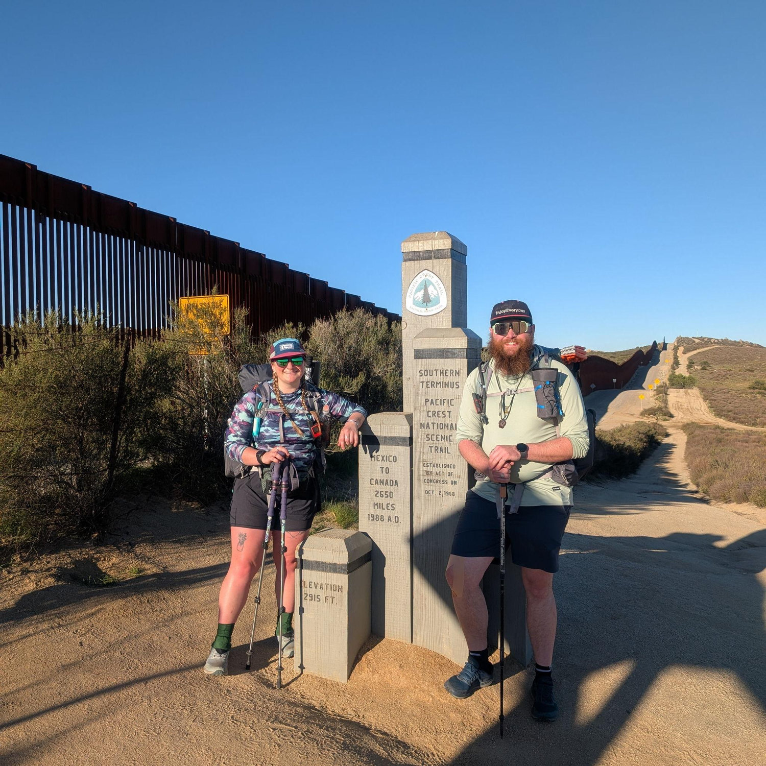 Setting off on the PCT, North to Canada!