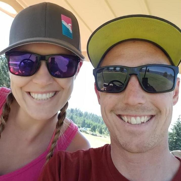 Golfing for Michael's Birthday.