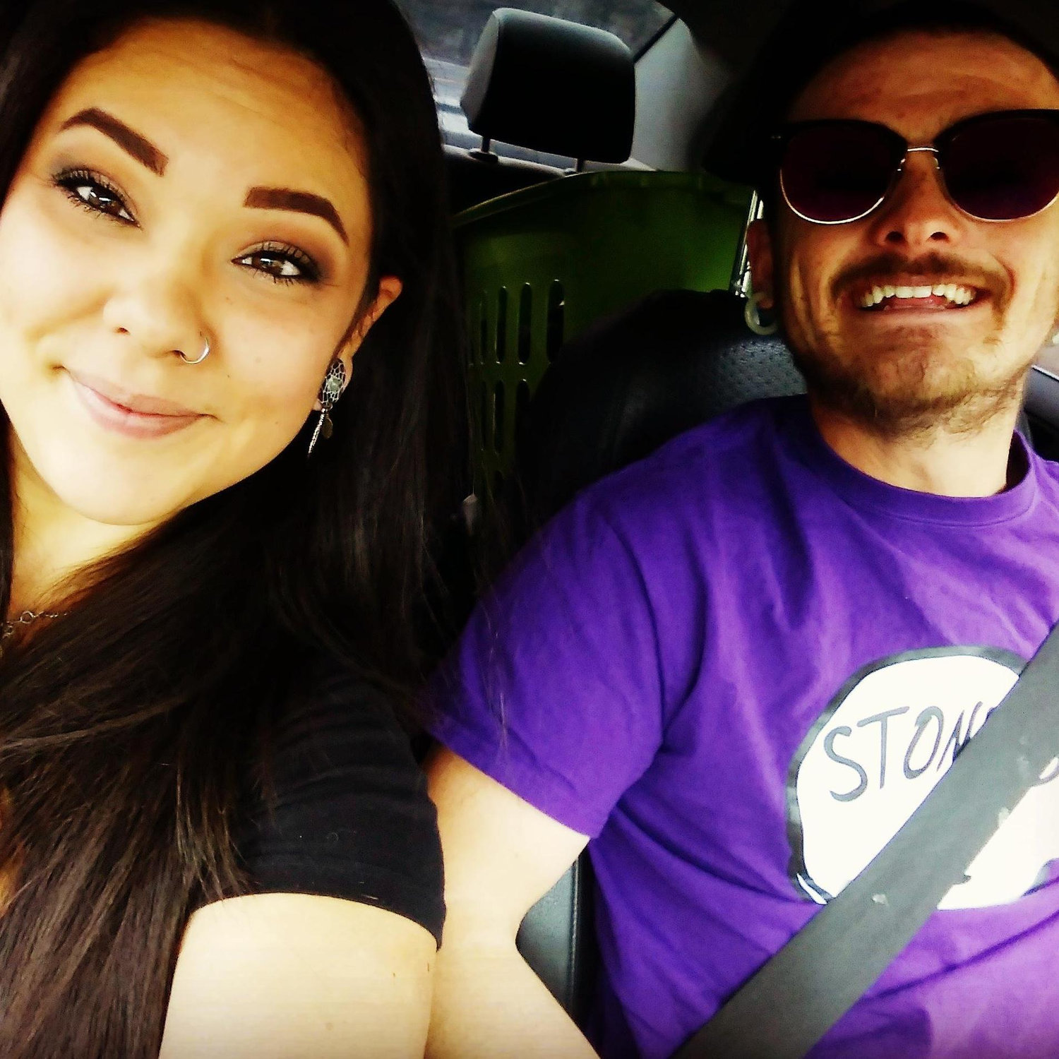 On our way to see "The Expendables" @ The Cave in Big Bear.