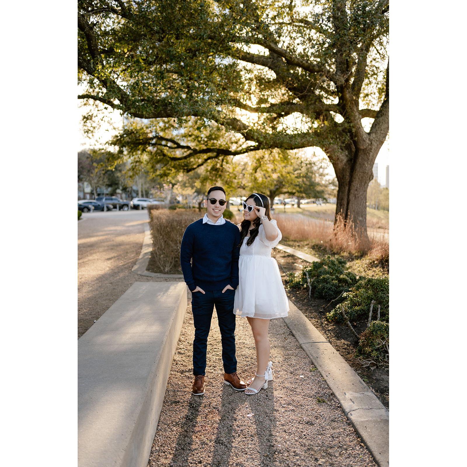 I really thought we were doing something with the sunglasses...