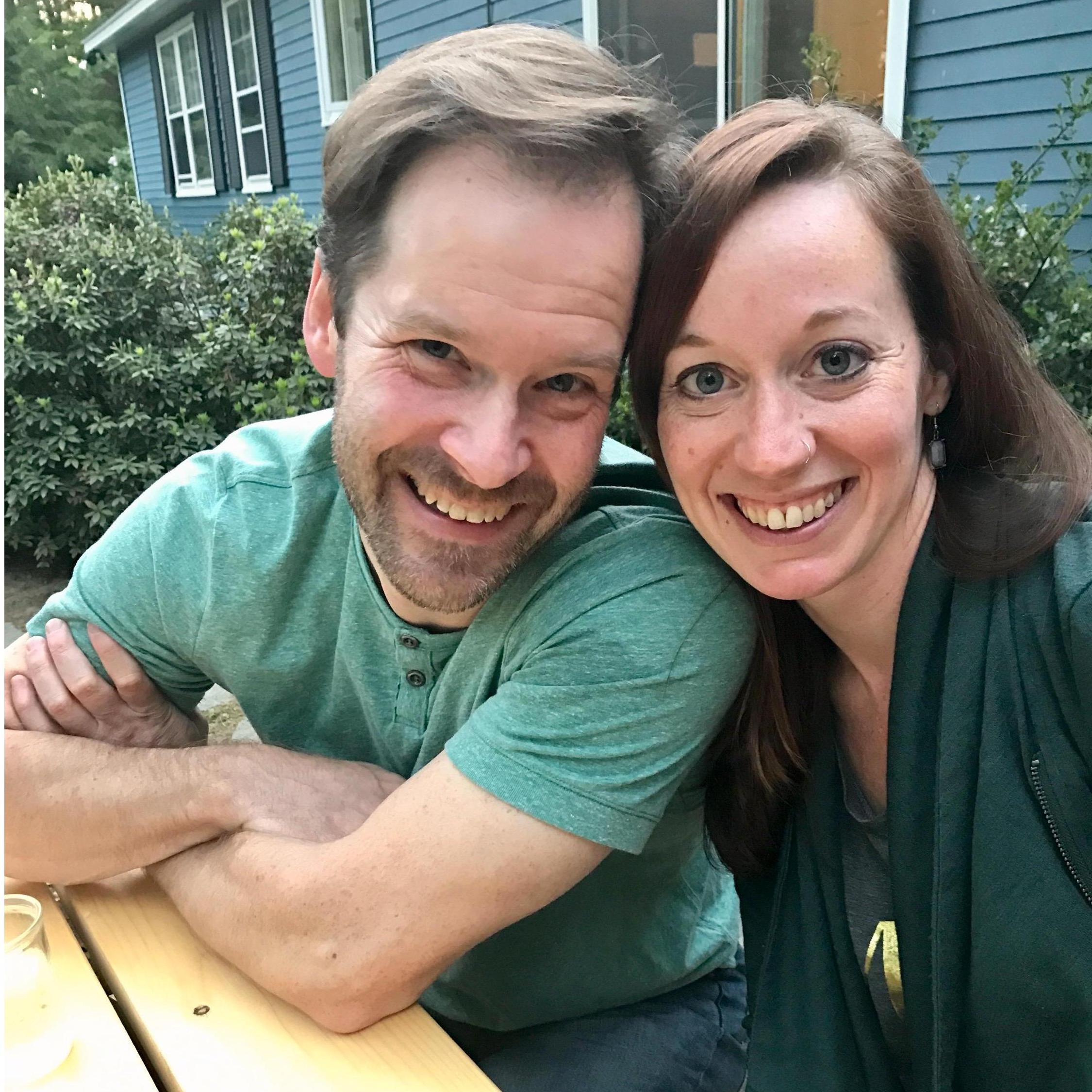 The first ever photo of us! Thanks Swens!