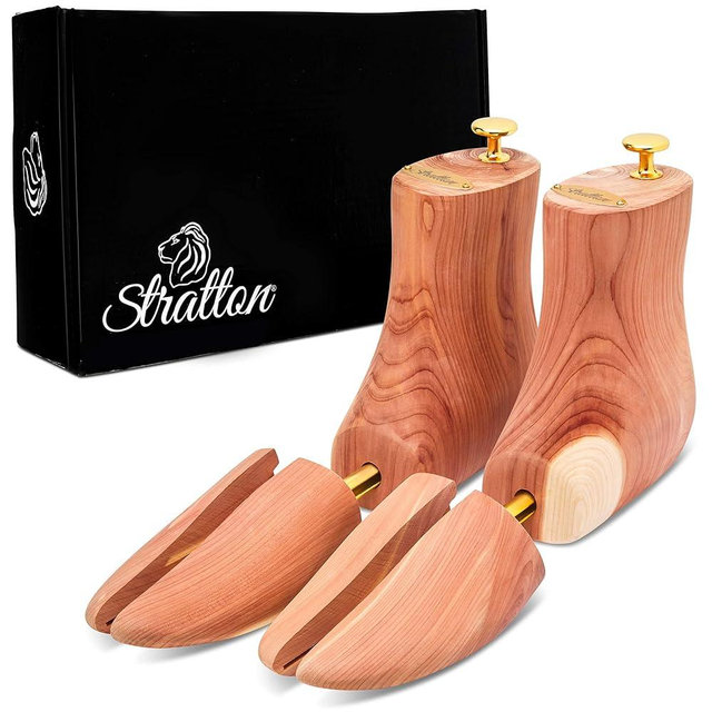 Stratton Boss Cedar Boot Tree For Men | Aromatic Red Cedar | Great Gift For Men!
