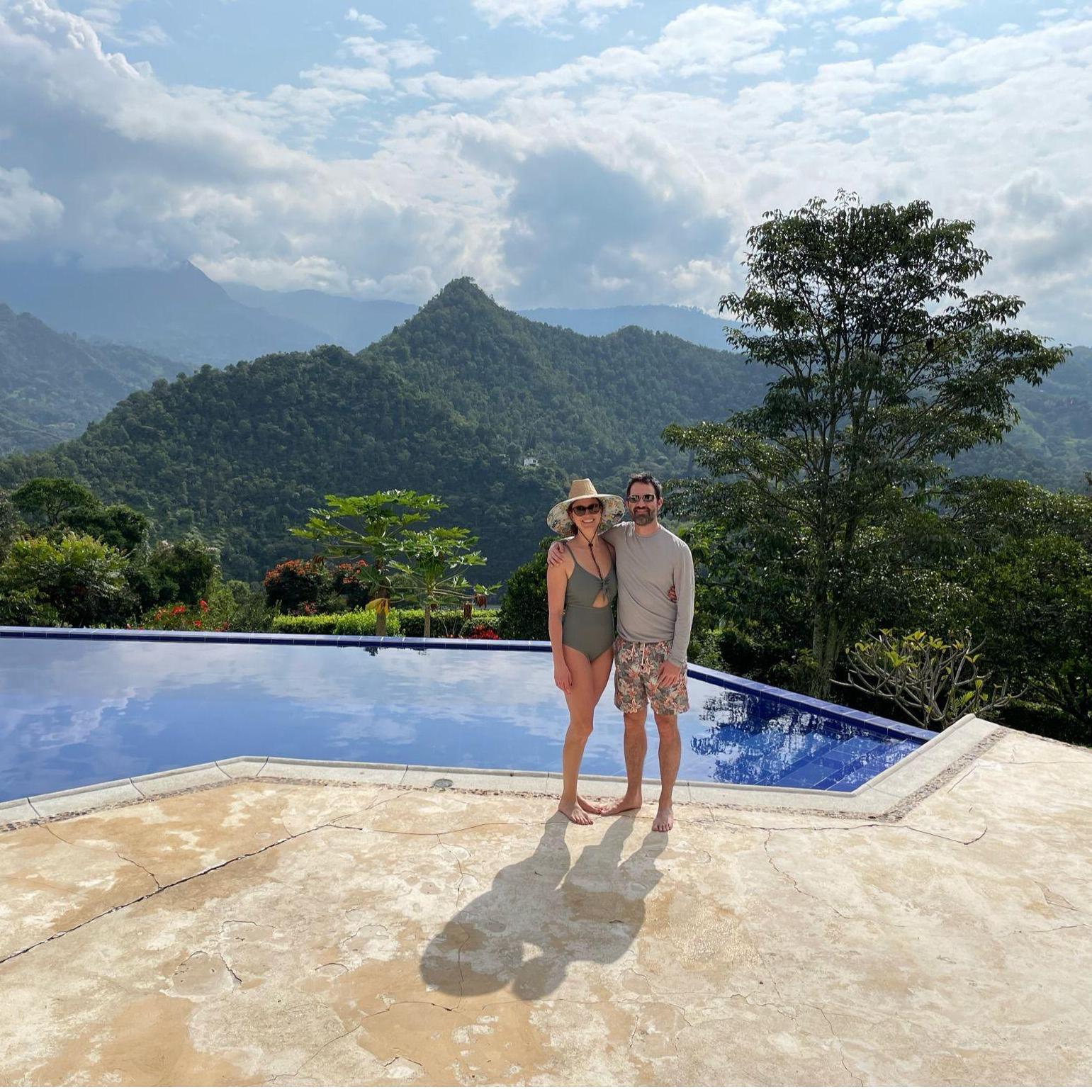 Here in one of our happy places - La Vega, Colombia
