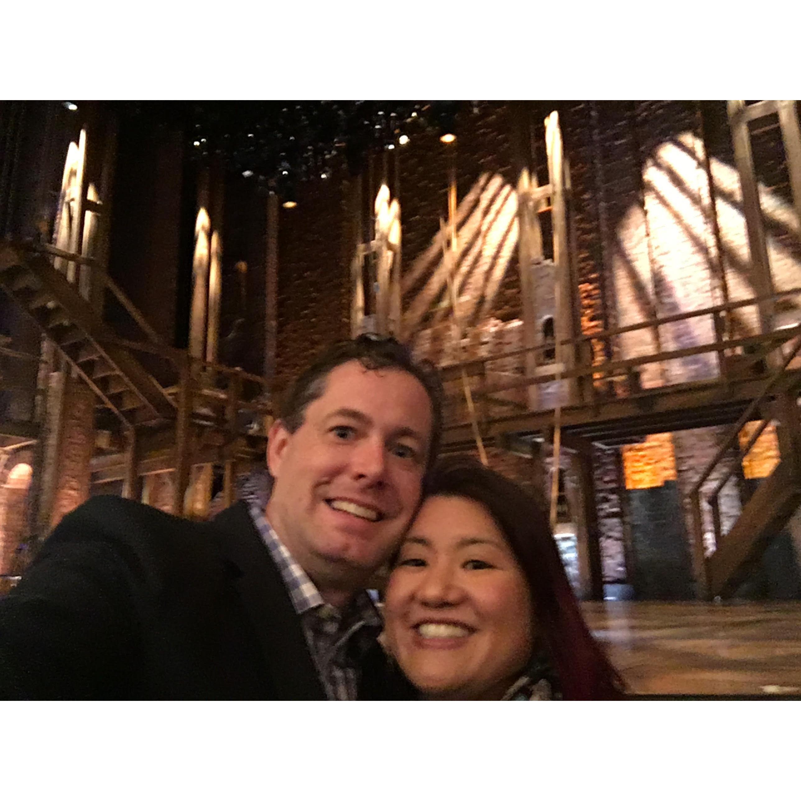 Hamilton in Chicago! We love musical theatre!