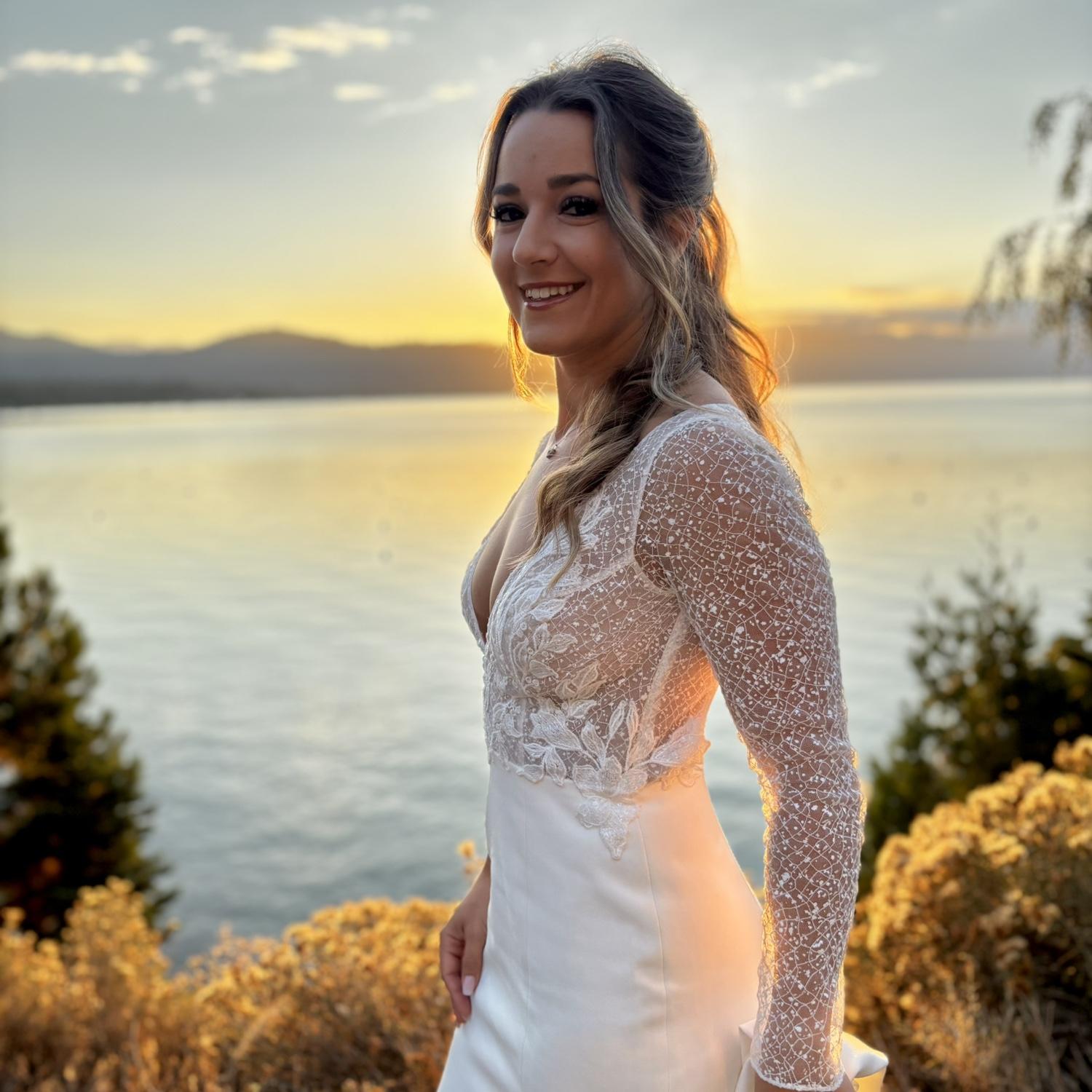 The stunning bride during our Tahoe shoot