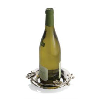 White Orchid Wine Coaster