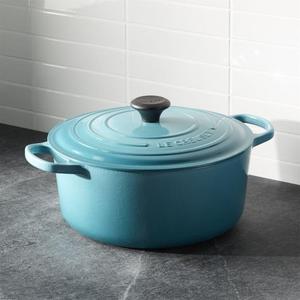 Le Creuset - Le Creuset ® Signature 7.25-qt. Round Caribbean Dutch Oven with Lid