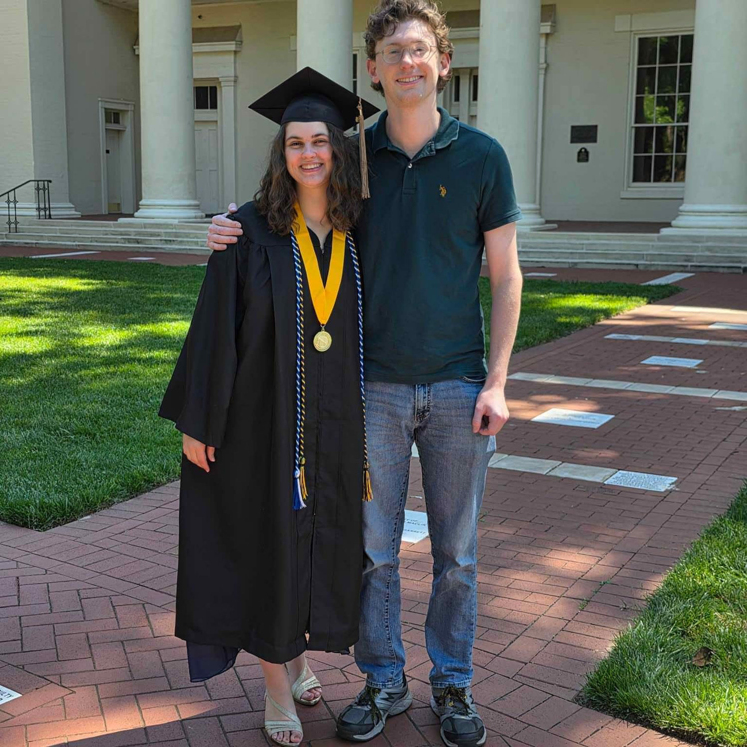 Here we are at my graduation from Athens State!