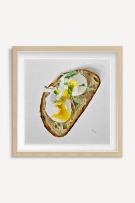 Toast With Egg Wall Art