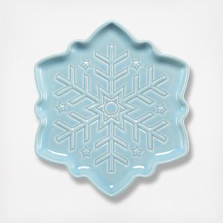Snowflake Shaped Plate, Set of 4