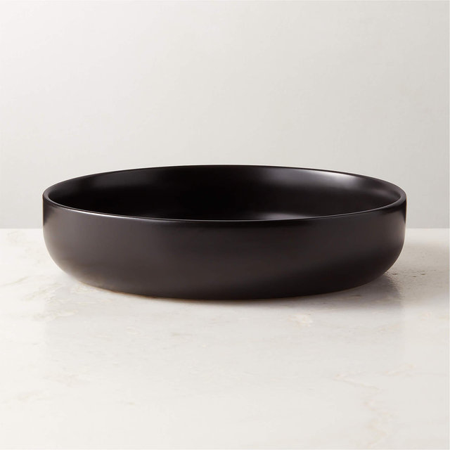 Mori Matte Black Pasta Bowl