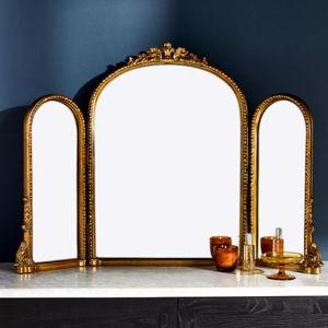 The Gleaming Primrose Triptych Mirror