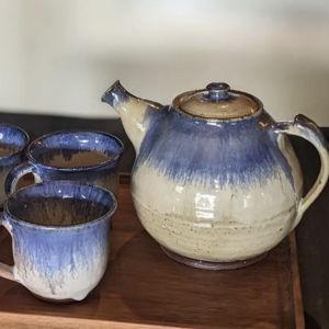 Rwandan Pottery Tea Set