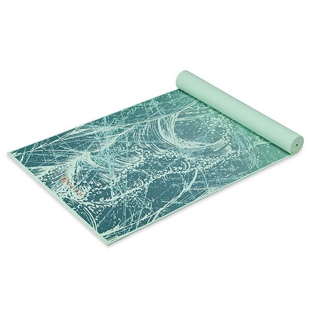 Gaiam Print Yoga Mat, Non Slip Exercise & Fitness Mat for All Types of Yoga, Pilates & Floor Exercises