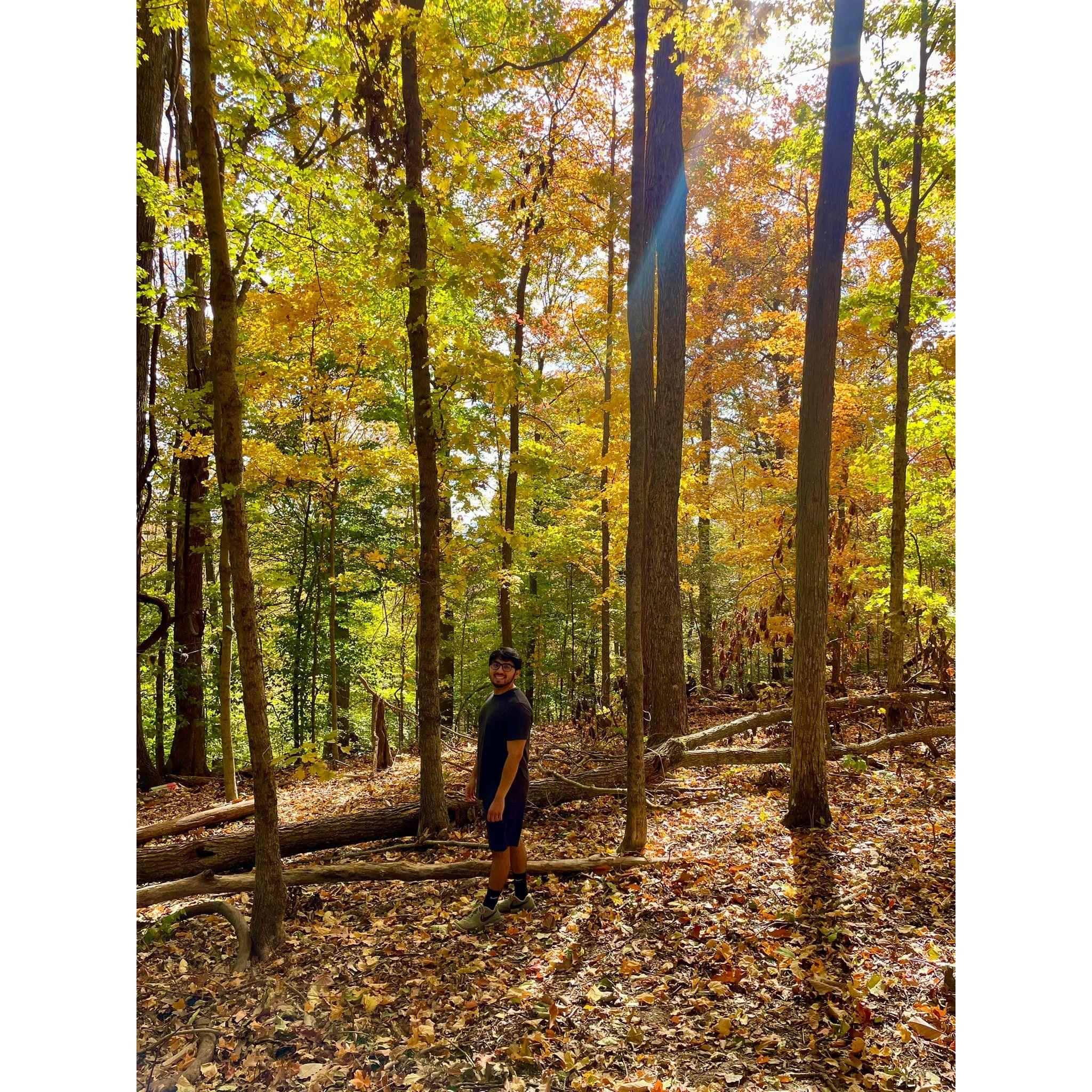 Ruben at the Natchez Trace