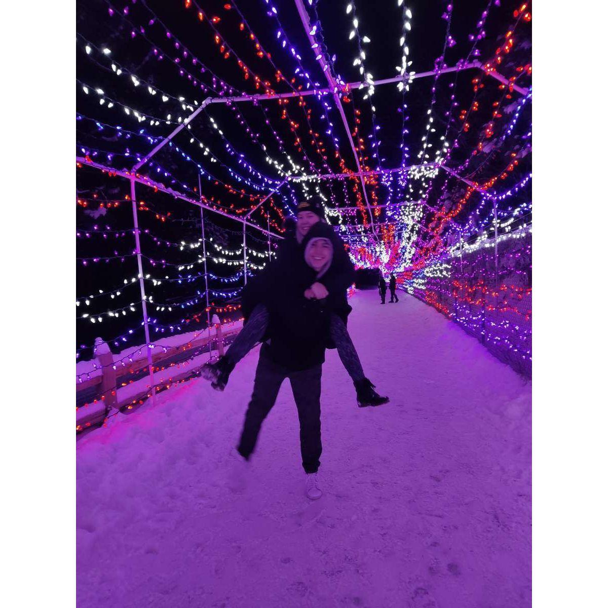 Our first winter lights extravaganza