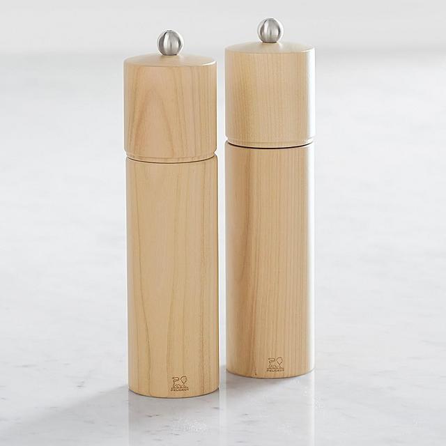 Peugeot Chatel Cherrywood Salt & Pepper Mills Set, 9"