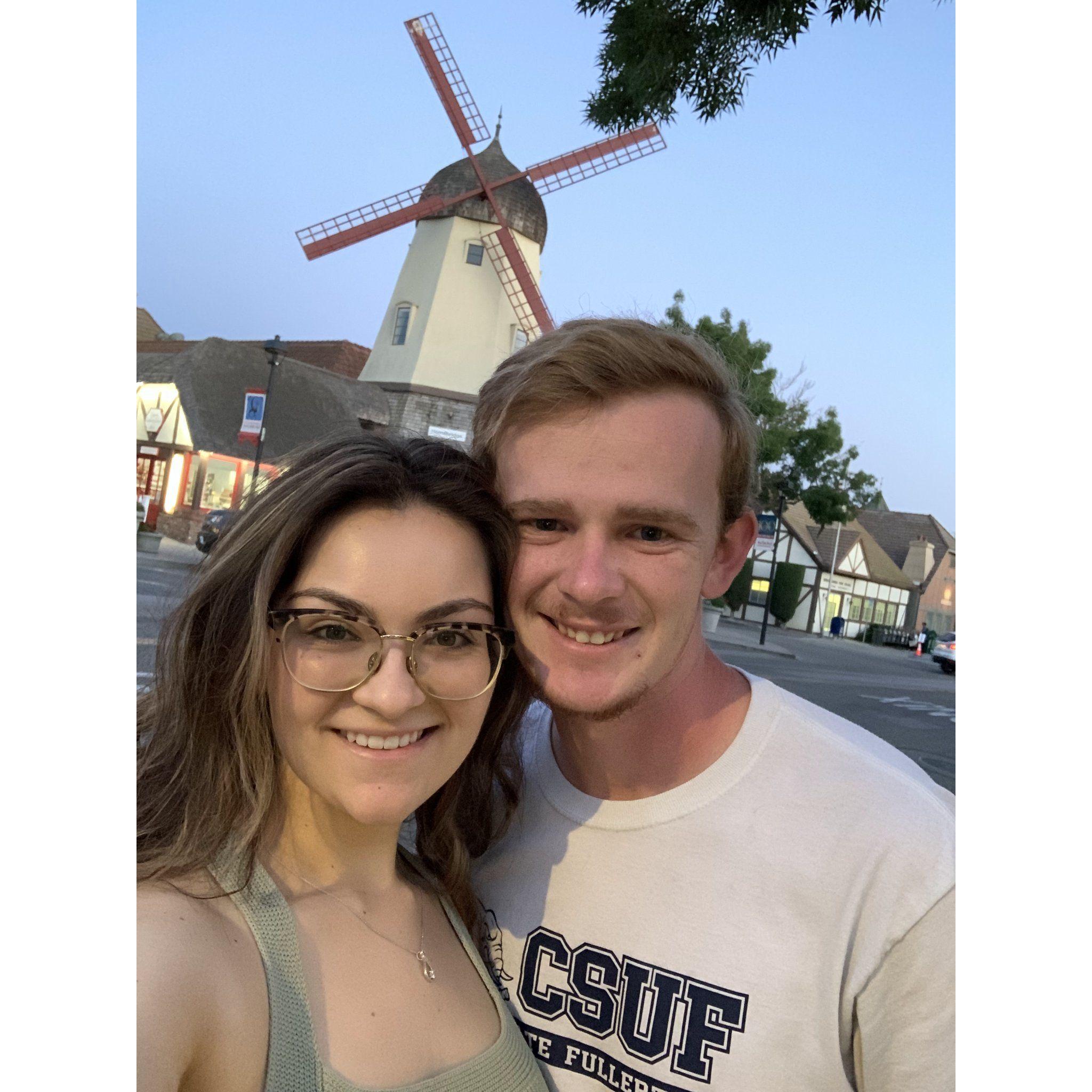 Solvang, the Danish Capital of America! Our first stop on our trip up to Napa Valley.